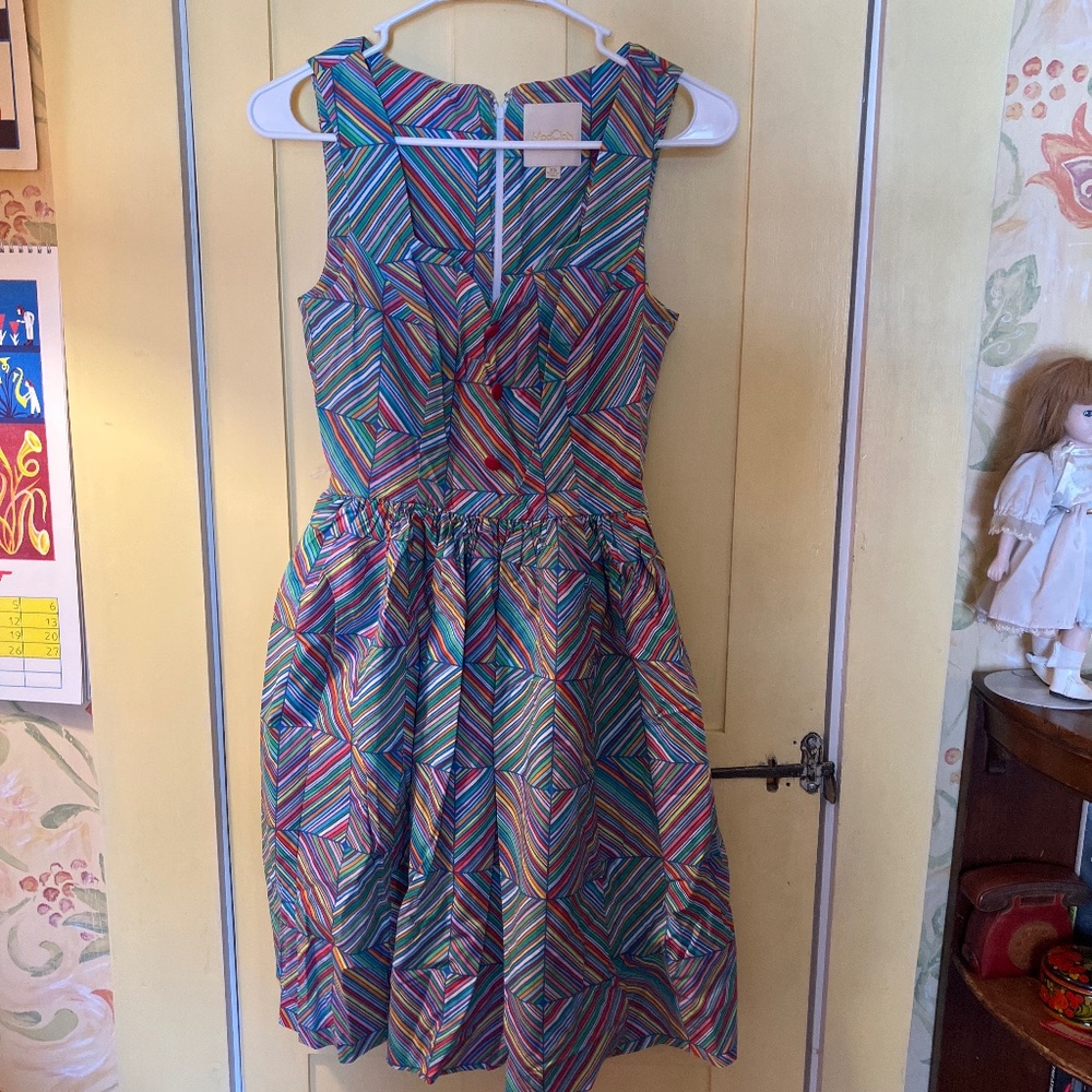 ModCloth Biking Through Brussels Prism Dress